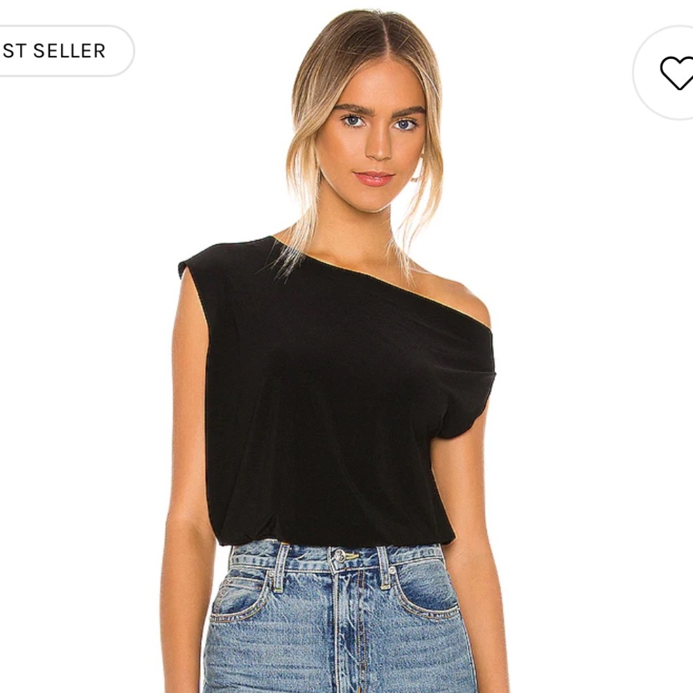 NWOT Norma Kamali top in black